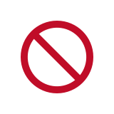 Stop symbol - Red